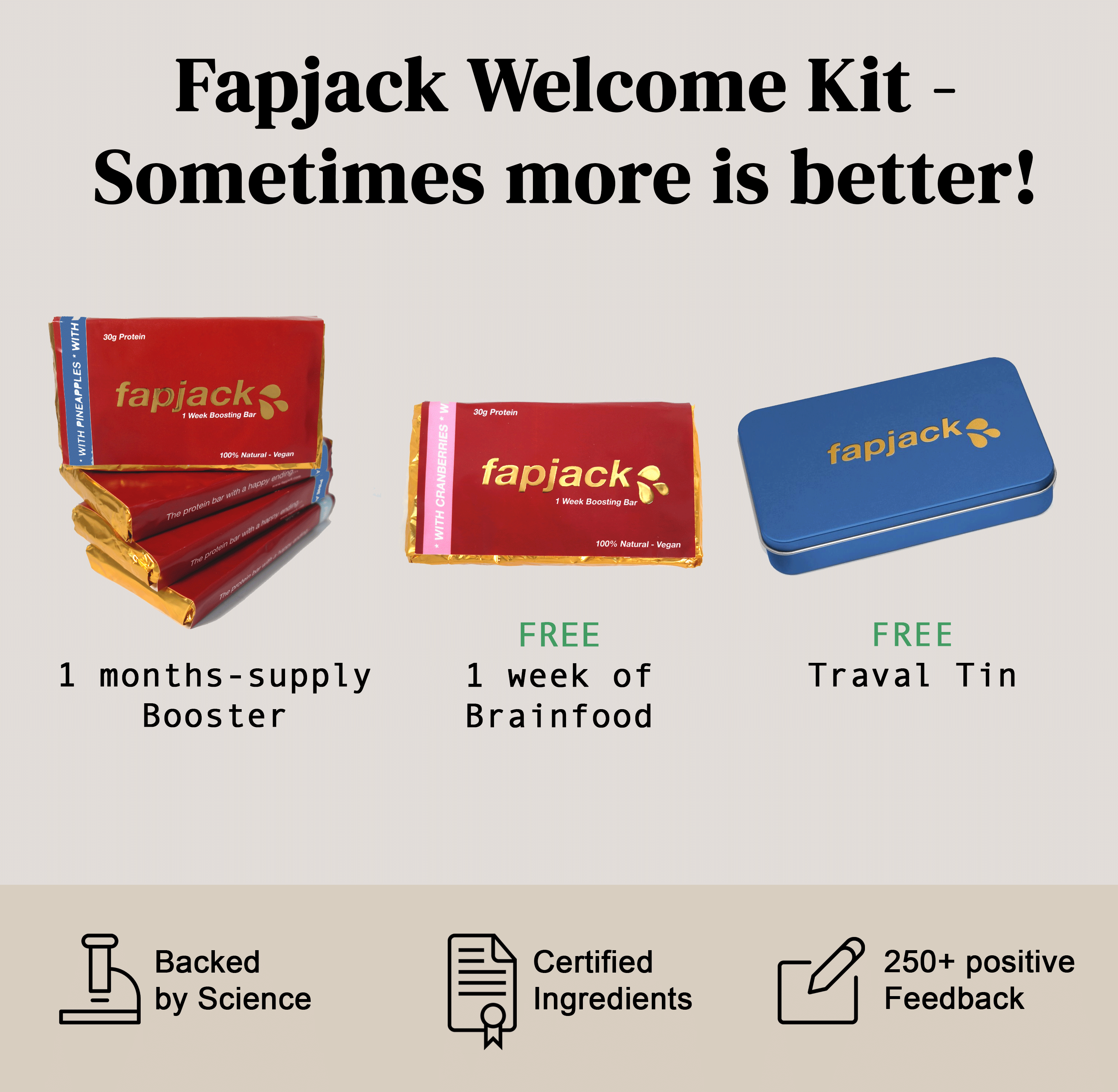 Boosting Bar · Welcome Kit